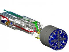 泥水平衡盾構(gòu) 隧道掘進(jìn)機(jī)械